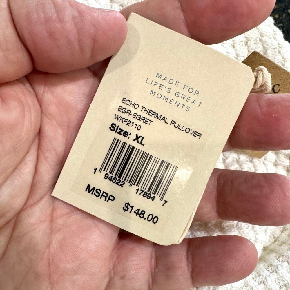 Faherty Echo Thermal Mock Neck Pullover Sweater |… - image 7